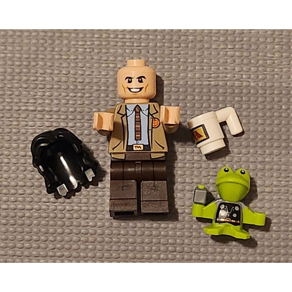 LEGO Loki Minifigure W/ Frog and Coffee Mug